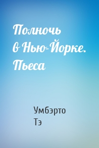 Полночь в Нью-Йорке. Пьеса