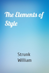 The Elements of Style