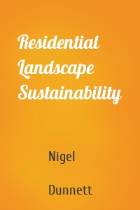 Residential Landscape Sustainability