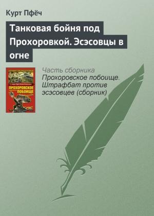 Обложка книги «Танковая бойня под Прохоровкой. Эсэсовцы в огне» — Курт Пфёч