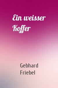 Ein weisser Koffer