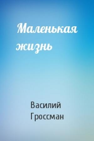Обложка книги «Маленькая жизнь» — Василий Гроссман