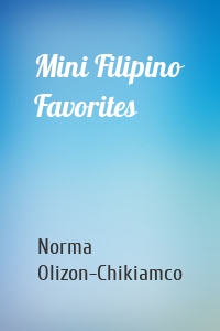 Mini Filipino Favorites