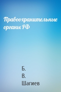 Правоохранительные органы РФ