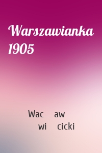 Warszawianka 1905