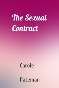 The Sexual Contract