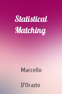 Statistical Matching