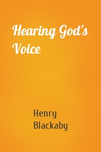 Hearing God's Voice