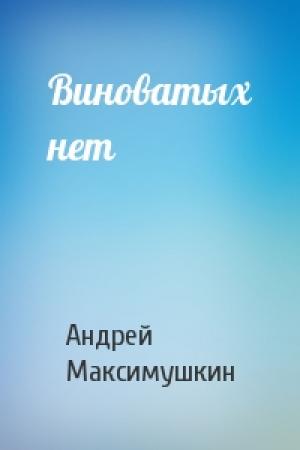 Обложка книги «Виноватых нет» — Андрей Максимушкин