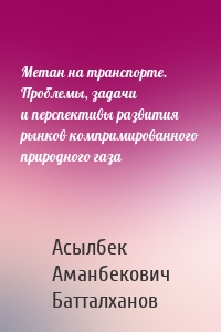 Метан на транспорте. Проблемы, задачи и перспективы развития рынков компримированного природного газа