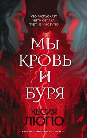 Обложка книги «Мы – кровь и буря» — Кесия Люпо