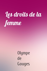 Les droits de la femme