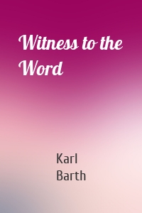 Witness to the Word