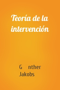 Teoría de la intervención