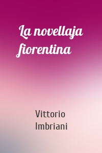 La novellaja fiorentina