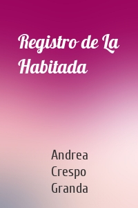 Registro de La Habitada