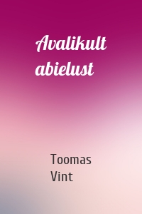 Avalikult abielust