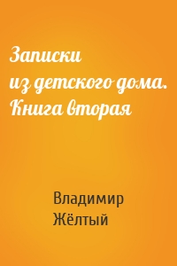 Записки из детского дома. Книга вторая