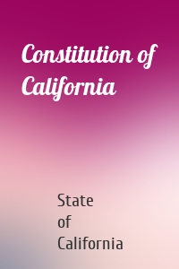 Constitution of California