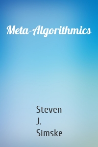 Meta-Algorithmics