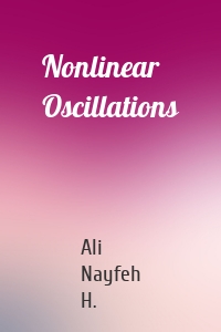 Nonlinear Oscillations