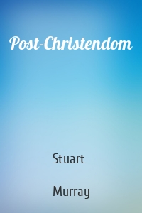 Post-Christendom