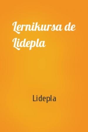Обложка книги «Lernikursa de Lidepla» — Lidepla