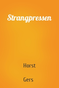 Strangpressen