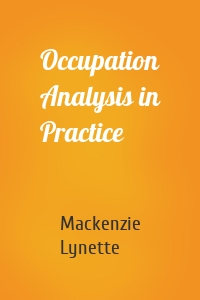 Occupation Analysis in Practice