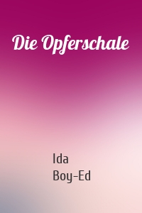 Die Opferschale