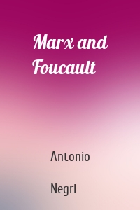 Marx and Foucault