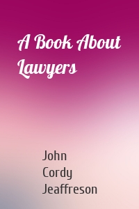 A Book About Lawyers