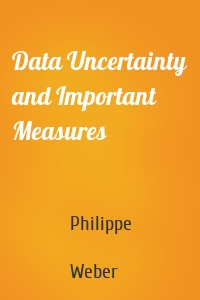 Data Uncertainty and Important Measures