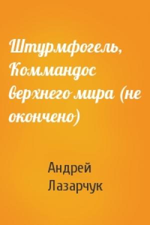 Обложка книги «Штурмфогель, Коммандос верхнего мира (не окончено)» — Андрей Лазарчук