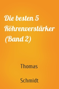 Die besten 5 Röhrenverstärker (Band 2)