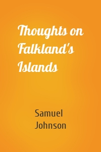 Thoughts on Falkland's Islands