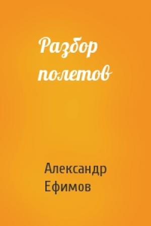 Обложка книги «Разбор полетов» — Александр Ефимов