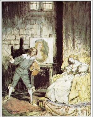 Обложка книги «Овальный портрет» — Эдгар По