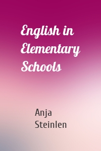 English in Elementary Schools