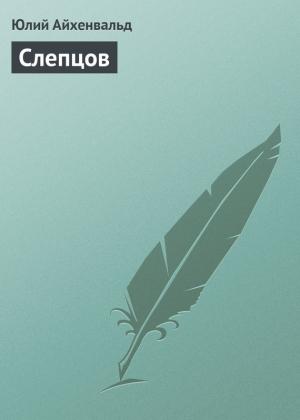 Обложка книги «Слепцов» — Юлий Айхенвальд