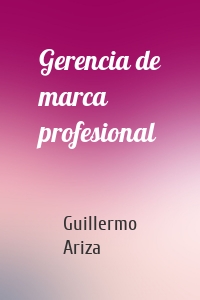 Gerencia de marca profesional