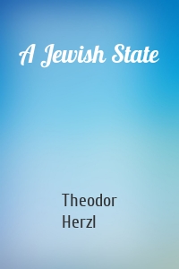 A Jewish State