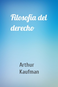 Filosofía del derecho