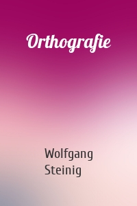 Orthografie