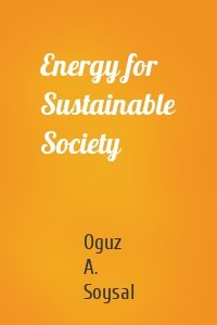 Energy for Sustainable Society