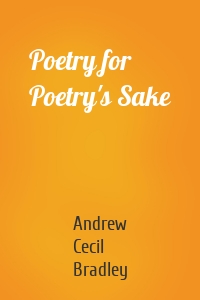 Poetry for Poetry's Sake