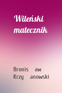 Wileński matecznik
