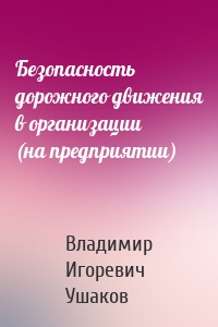 Безопасность дорожного движения в организации (на предприятии)