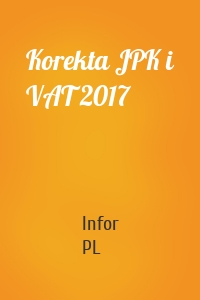 Korekta JPK i VAT 2017