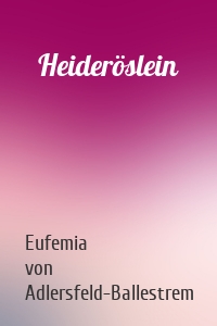 Heideröslein